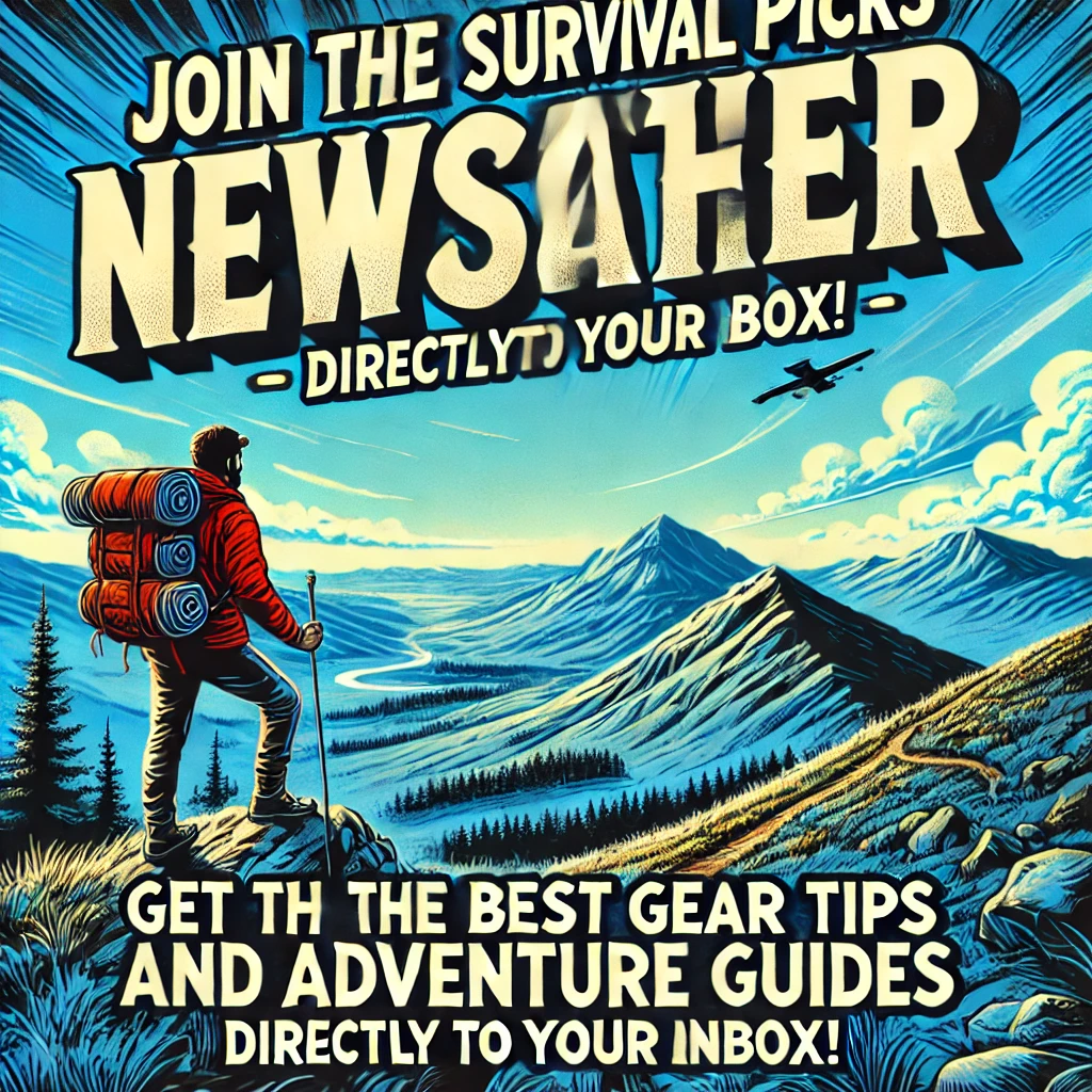 An-engaging-and-vibrant-promotional-image-for-a-best-survival-gear-reviews-newsletter-sign-up.-The-image-features-a-rugged-mountain-landscape